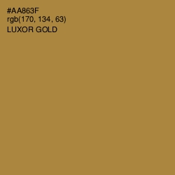 #AA863F - Luxor Gold Color Image